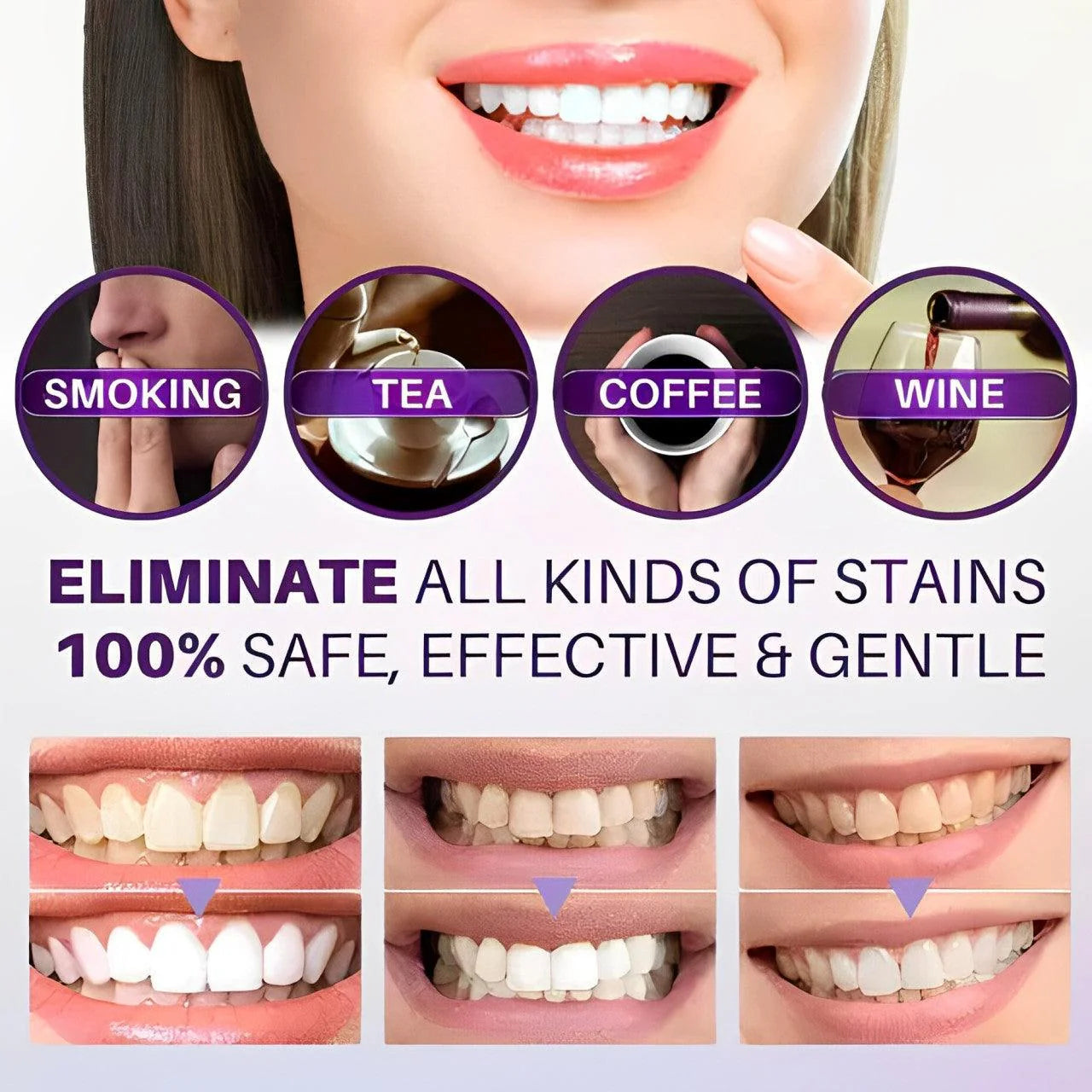 Hismile Purple Teeth Whitening Toothpaste
