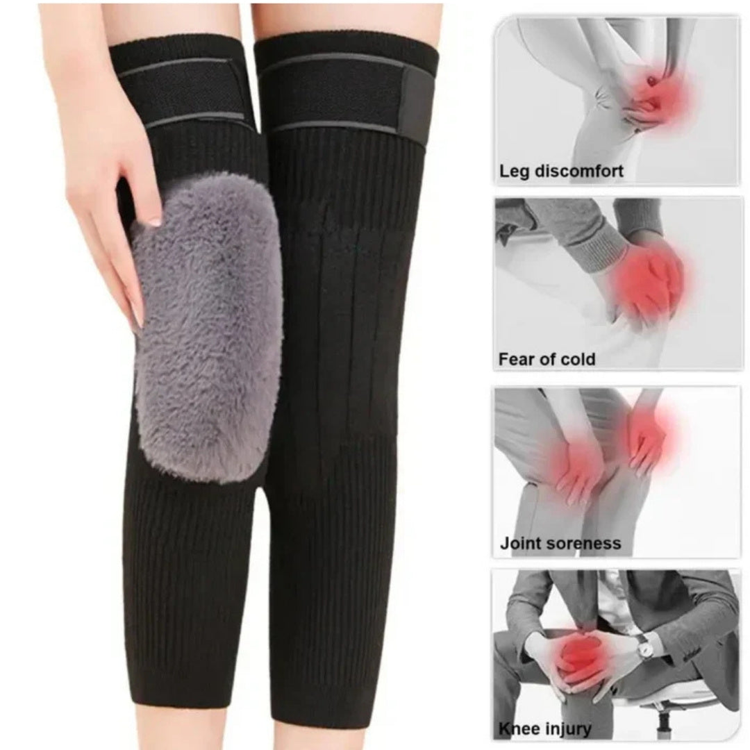 Winter Warm wool Knee Pads Thermal Leg Warmers
